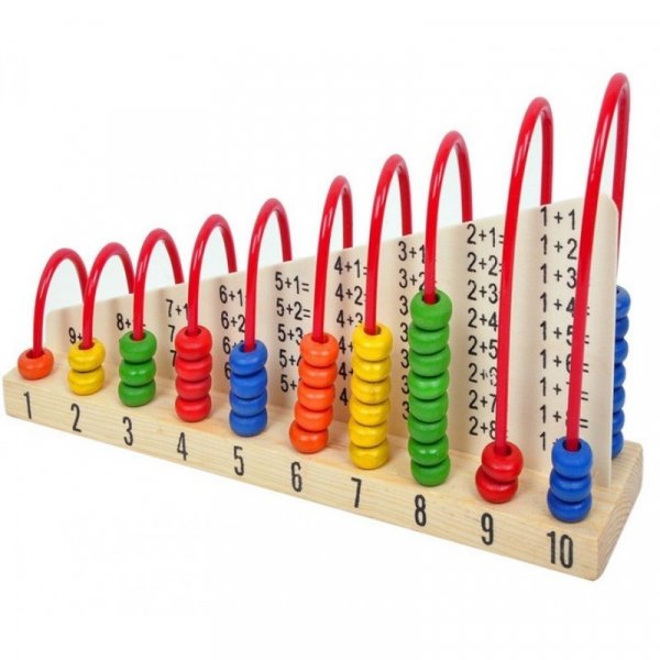 abac educativ din lemn operatiuni matematice 1