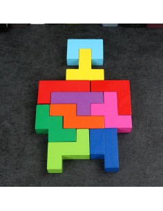 joc tetris din lemn 3