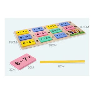 joc montessori 2in1 arithmetic domino 1