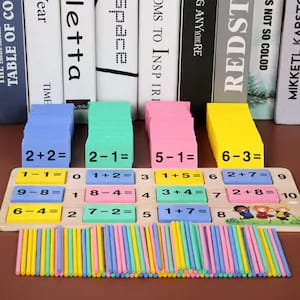 joc montessori 2in1 arithmetic domino
