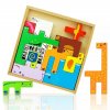 joc tetris din lemn cu animalute 2