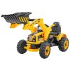 tractor electric pentru copii galben