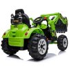 tractor electric pentru copii verde