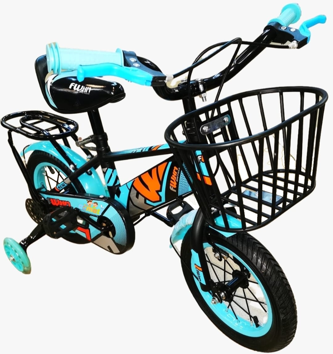 عمودي صفر قاس  Bicicleta Copii Cu Roti Ajutatoare 2-4 Ani, 12 Inch, Turcoaz » Allmati Shop