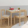 set masa pentru copii din lemn si mdf cu doua scaune 1
