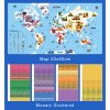 set 1500 stickere harta lumii 4