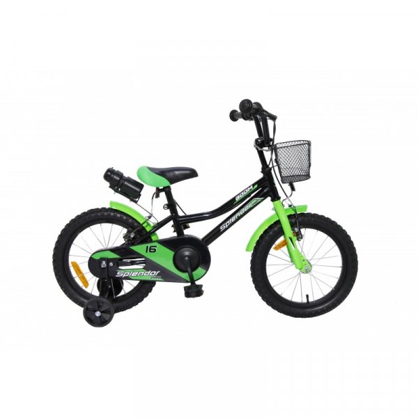 bicicleta pentru copii 16 splendor spl16v verde 4