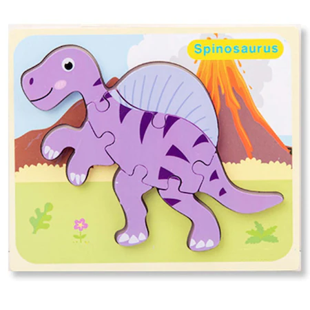 puzzle din lemn 3d dinozauri 5
