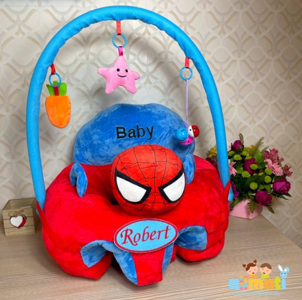fotoliu pentru copii din plus spiderman personalizat cu nume