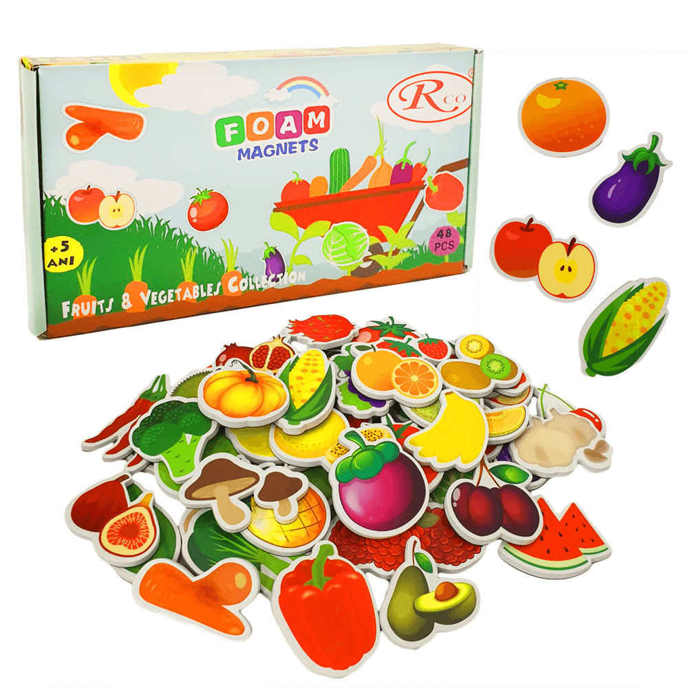 joc educativ set 48 fructe si legume