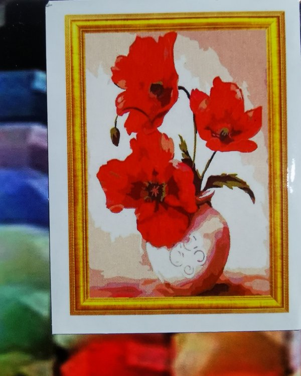 tablou goblen floare de mac scaled