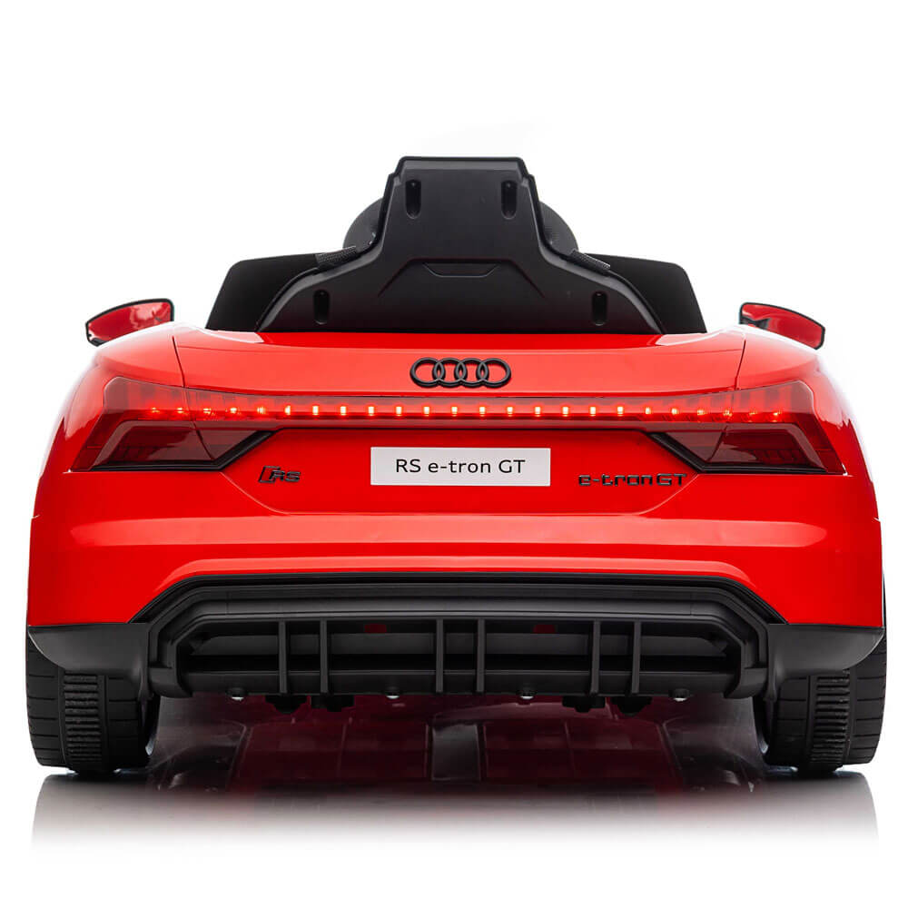 Masinuta electrica copii Audi RS e tron QLS 6888 rosu roti cauciuc EVA