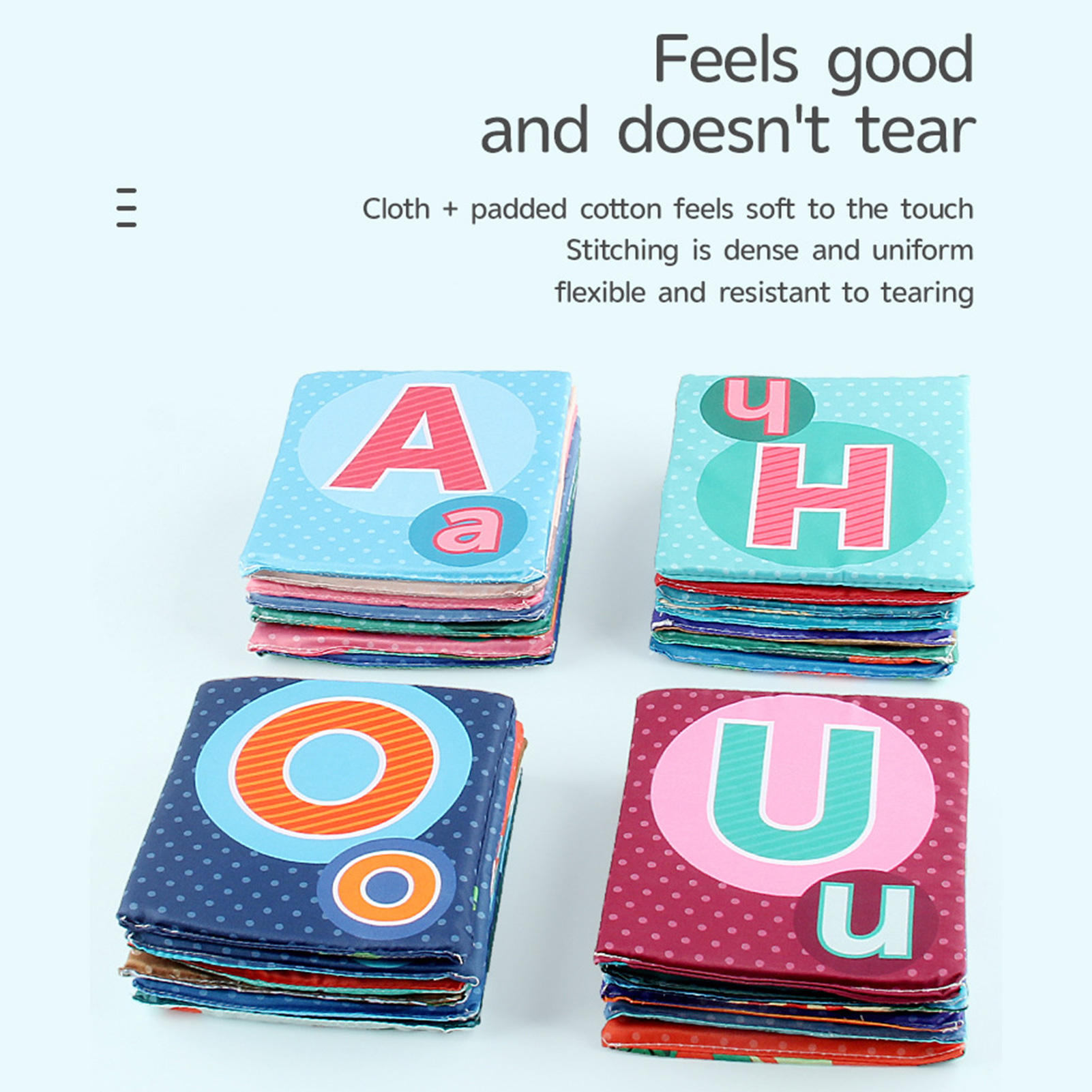 joc alfabet set 26 carti textile 1