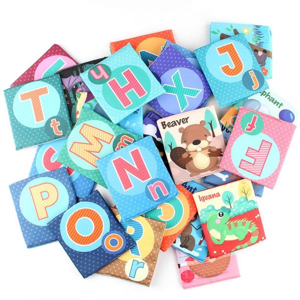 joc alfabet set 26 carti textile 5