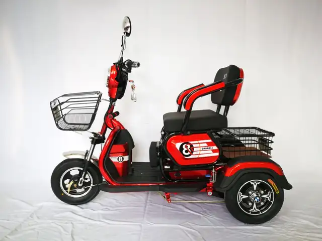 Tricicleta electrica cu 3 locuri motor 800W xsd006 10
