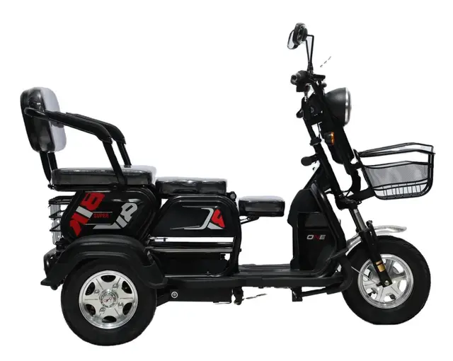 Tricicleta electrica cu 3 locuri motor 800W xsd006 7