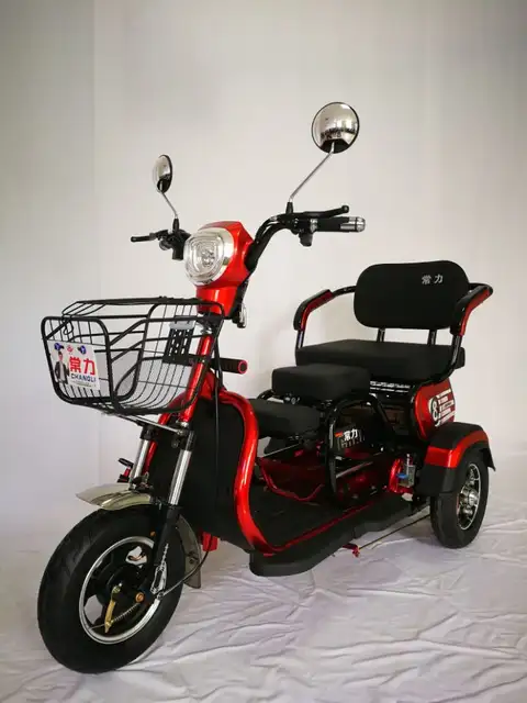 Tricicleta electrica cu 3 locuri motor 800W xsd006 9