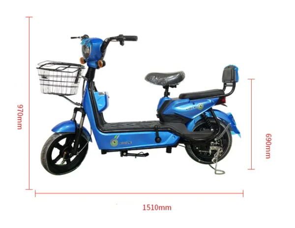 scuter electric cu pedale motor 350W xsd002 18