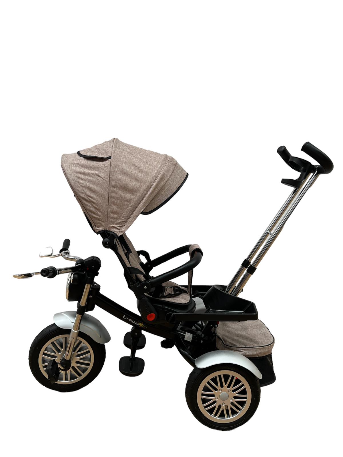 tricicleta copii cu scaun reversibil pozitie de somn allmati sl03 9