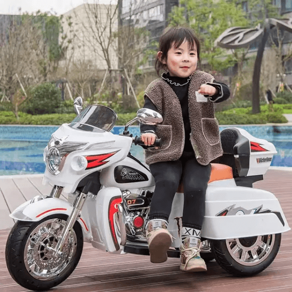 motocicleta copii cu 2 motoare si roti eva 8