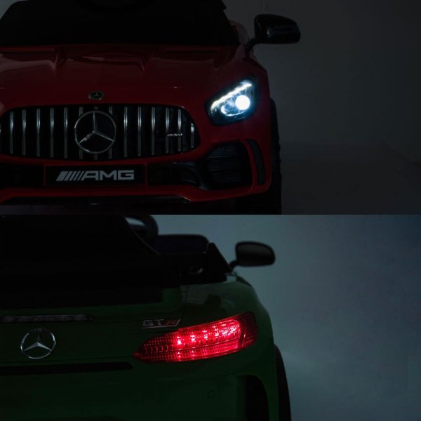 Masinuta electrica copii Mercedes AMG GTR lumini faruri stopuri