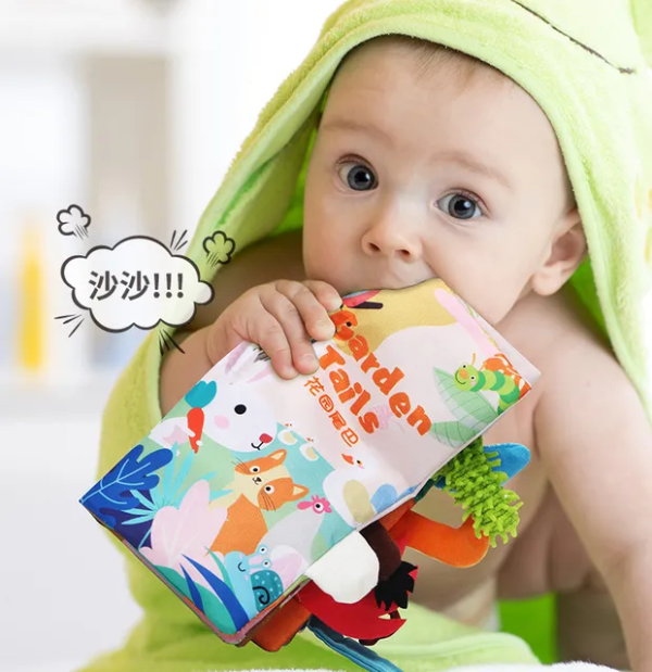 carte senzoriala pentru bebelusi din material textil 5