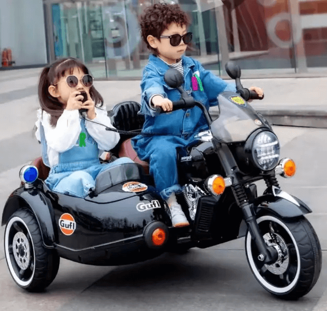 motocicleta copii cu 2 locuri si atas 2 10 ani 2
