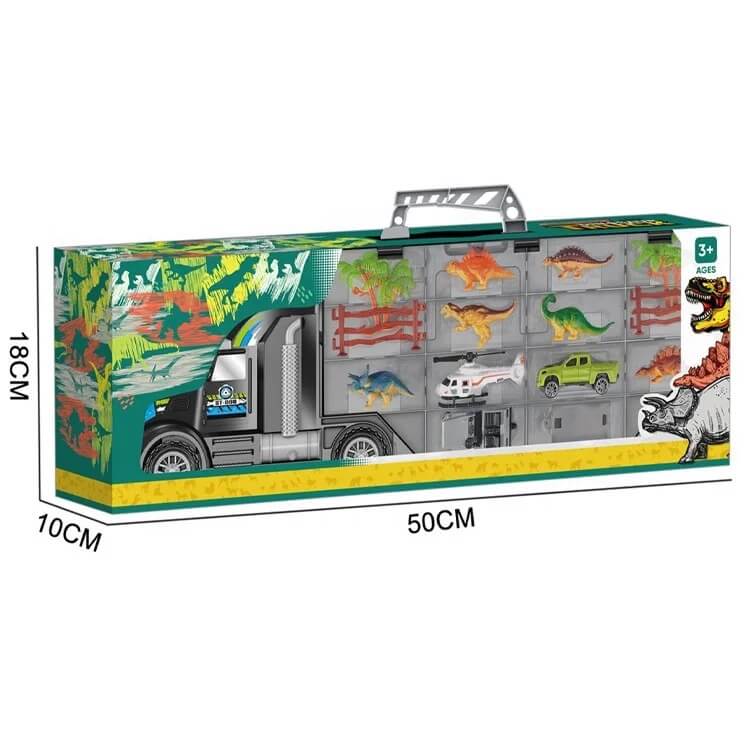 camion de jucarie transportator de dinozauri 1