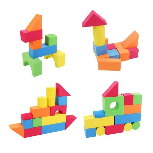 set 29 cuburi de constructie din burete 1