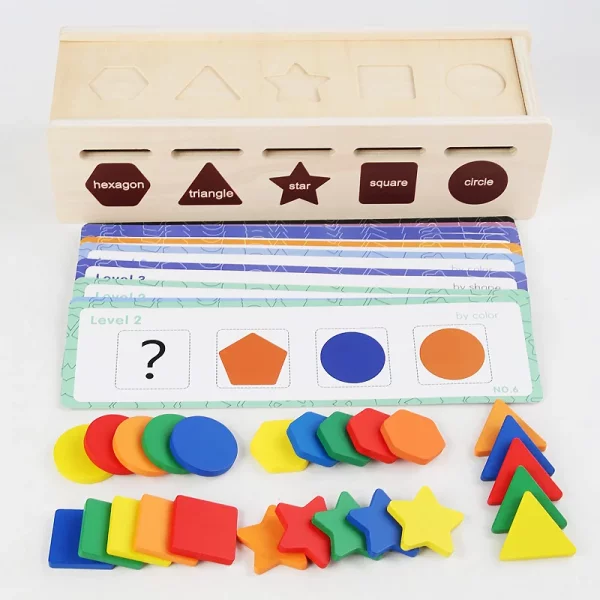 Jucarie sortator forme si culori Montessori clasic 3