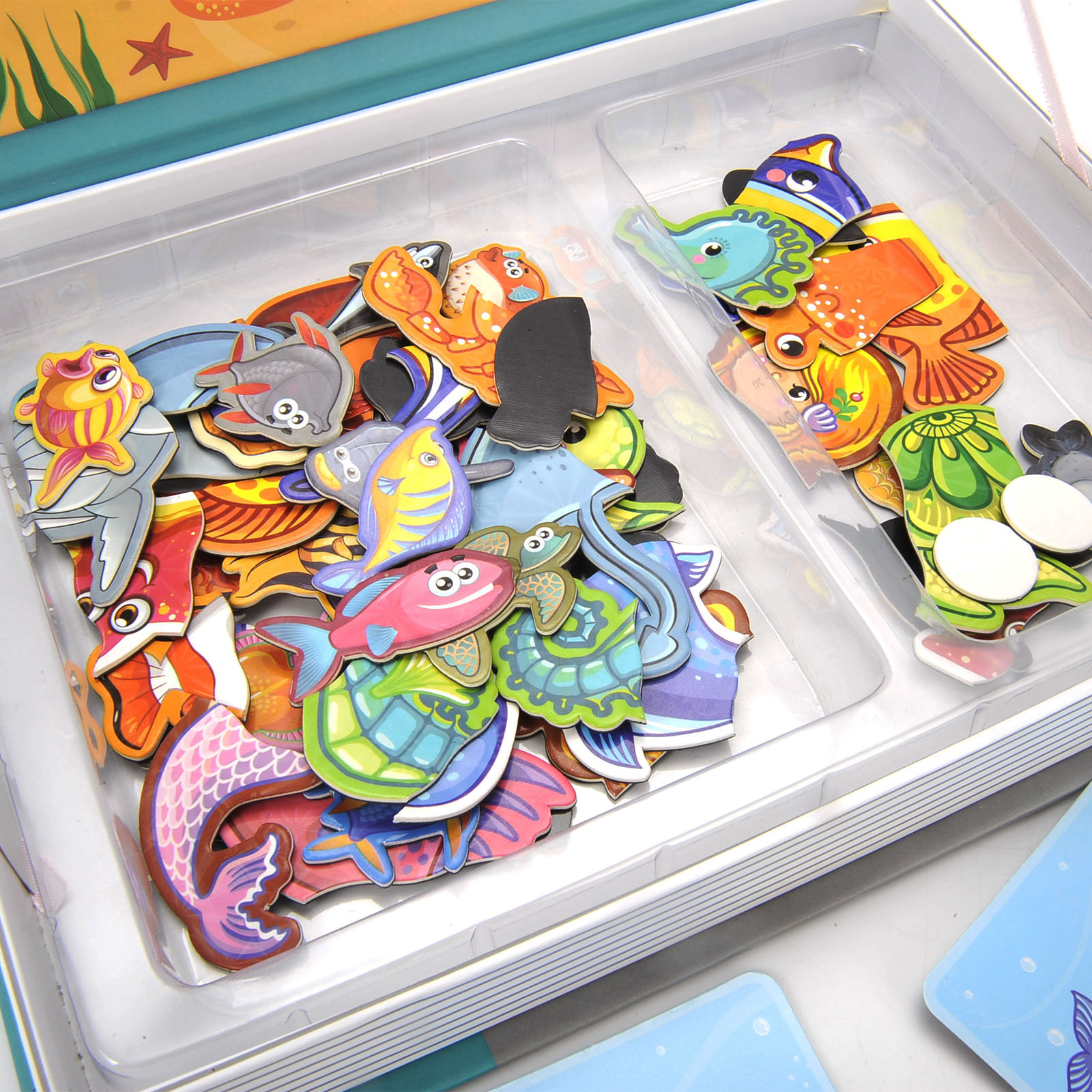 carte magnetica joc educativ puzzle sea creatures4