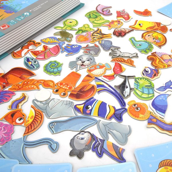 carte magnetica joc educativ puzzle sea creatures5