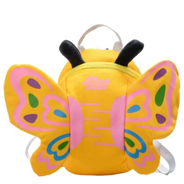 rucsac pentru copii cu bretele reglabile si sistem anti pierdere fluture 5