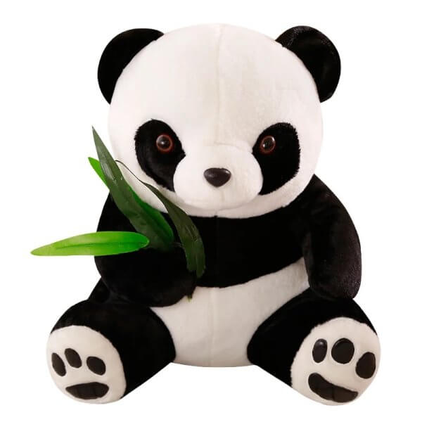 urs panda din plus cu frunza de bambus 3