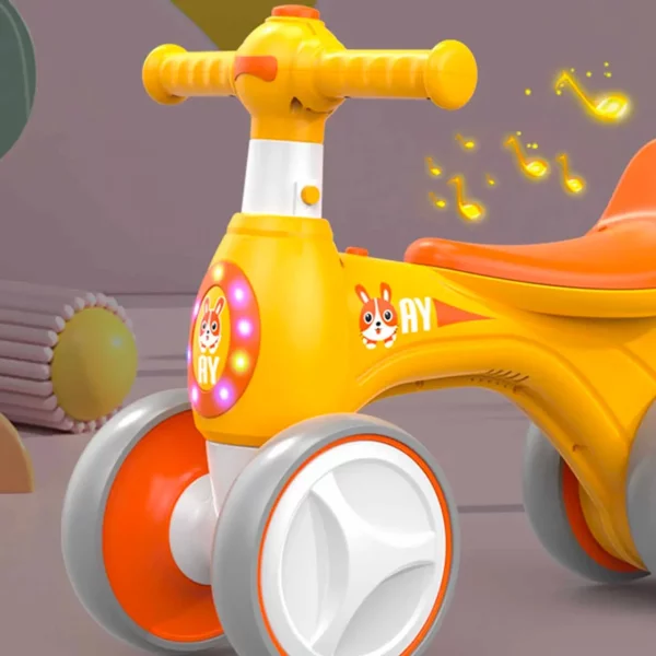 bicicleta copii fara pedale cu sunete si baloane 1