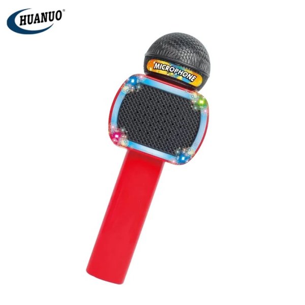 microfon de jucarie cu lumini bluetooth karaoke 1