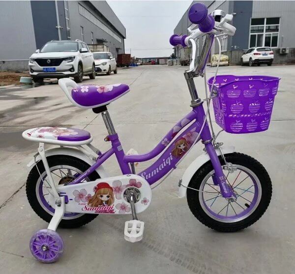 bicicleta pentru copii 3 6ani 12inch mov